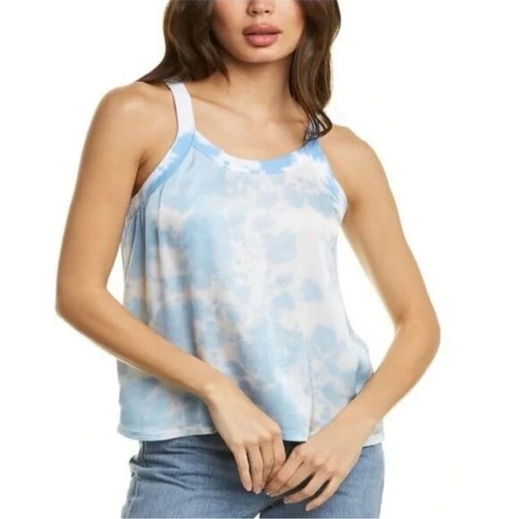 Nation Ltd Zora Scoop Tank Blue Sky Size S - Picture 1 of 8